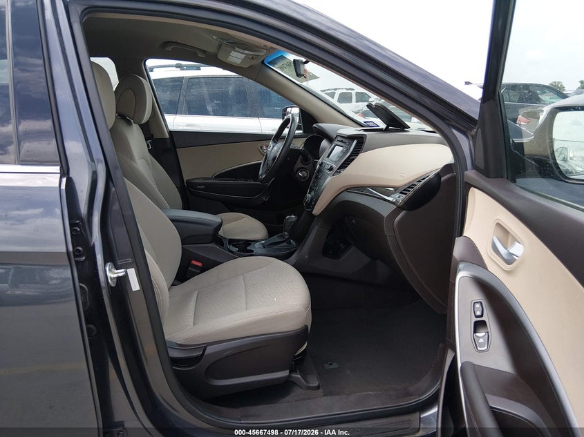 2017 Hyundai Santa fe VIN 5XYZTDLB6HG458652 IAAI salvage auction — NORMAL WEAR, Original (Texas), sold $925 on 2026-07-30 (photo 5)