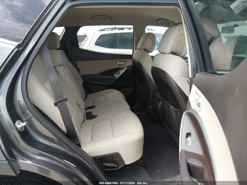2017 Hyundai Santa fe VIN 5XYZTDLB6HG458652 IAAI salvage auction — NORMAL WEAR, Original (Texas), sold $925 on 2026-07-30 (photo 8)