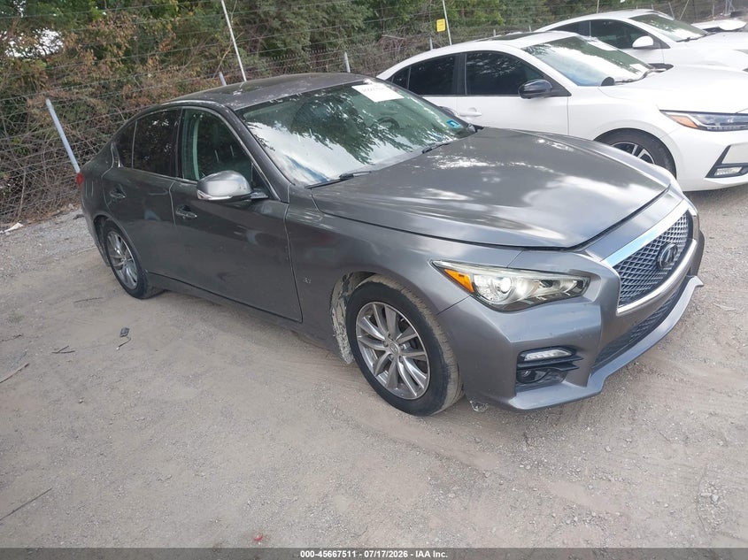 2015 Infiniti Q50 VIN JN1BV7AR8FM408122 IAAI salvage auction — NORMAL WEAR, Salvage Title, sold $2,700 on 2026-07-22 (photo 1)
