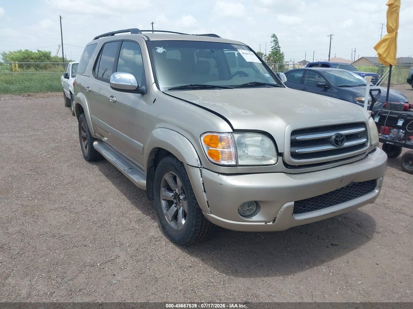2007 Toyota Sequoia VIN 5TDZT38A77S287633 IAAI salvage auction — ALL OVER, Original (Texas), sold $500 on 2026-07-28 (photo 1)