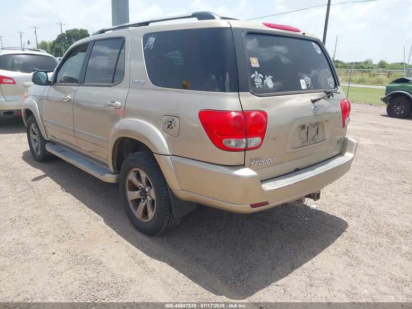 2007 Toyota Sequoia VIN 5TDZT38A77S287633 IAAI salvage auction — ALL OVER, Original (Texas), sold $500 on 2026-07-28 (photo 3)