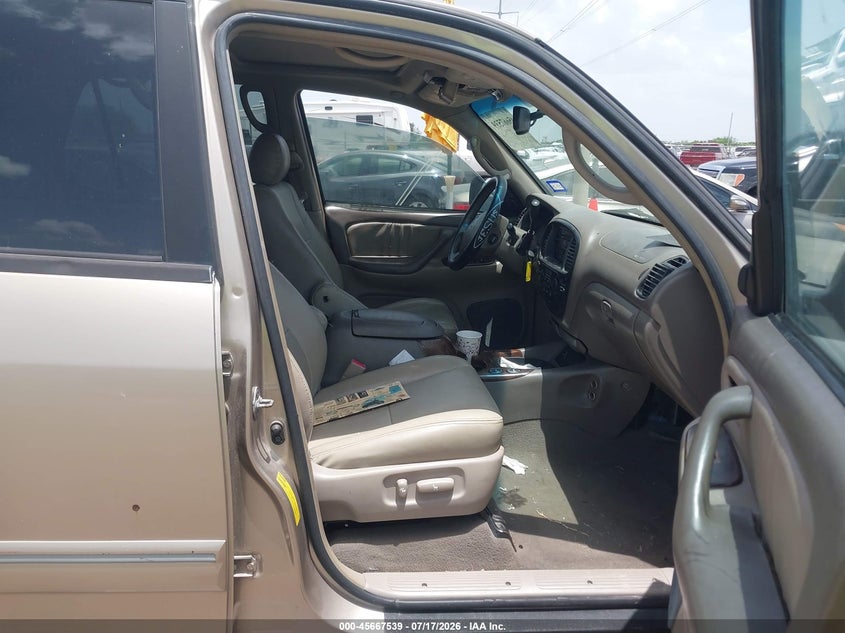 2007 Toyota Sequoia VIN 5TDZT38A77S287633 IAAI salvage auction — ALL OVER, Original (Texas), sold $500 on 2026-07-28 (photo 5)