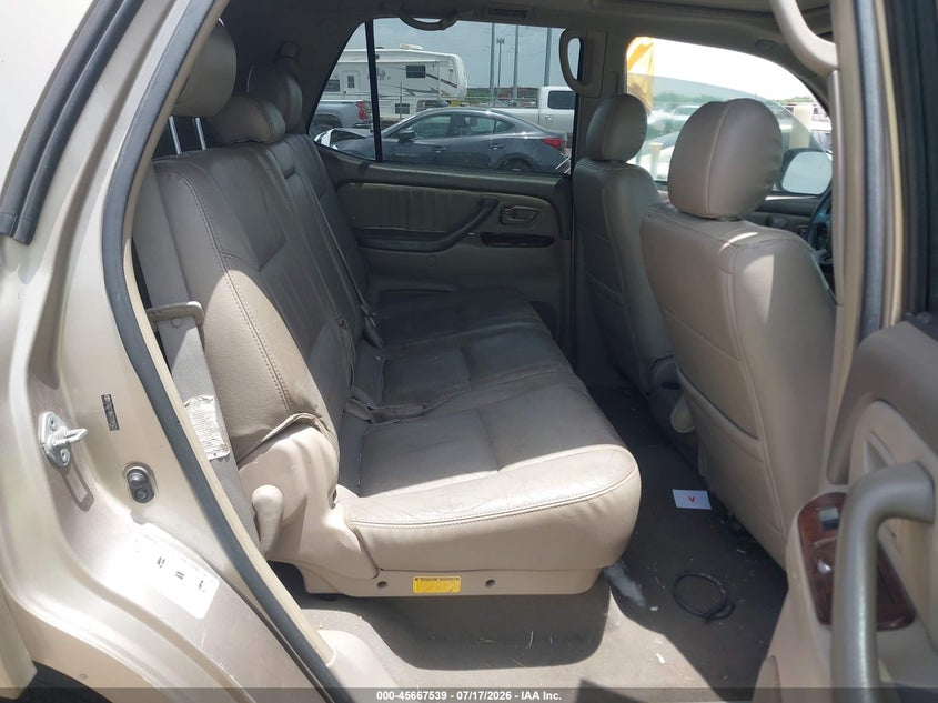 2007 Toyota Sequoia VIN 5TDZT38A77S287633 IAAI salvage auction — ALL OVER, Original (Texas), sold $500 on 2026-07-28 (photo 8)