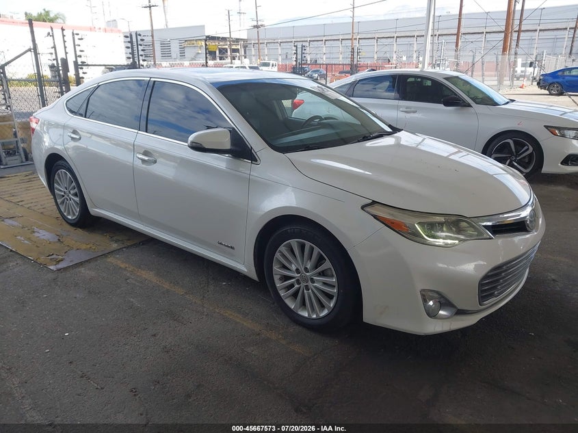 2013 Toyota Avalon VIN 4T1BD1EB9DU015409 IAAI salvage auction — LEFT SIDE, Clear - Dealer Only (California), sold $7,350 on 2026-08-18 (photo 1)