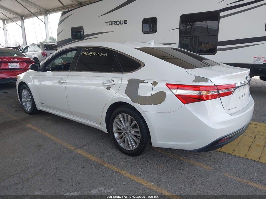 2013 Toyota Avalon VIN 4T1BD1EB9DU015409 IAAI salvage auction — LEFT SIDE, Clear - Dealer Only (California), sold $7,350 on 2026-08-18 (photo 3)