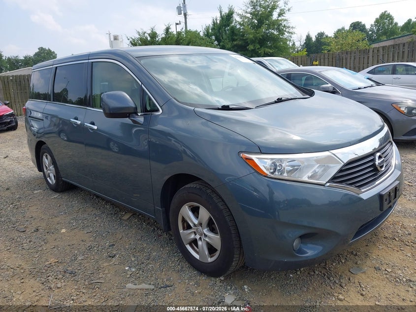 2013 Nissan Quest VIN JN8AE2KP7D9063128 IAAI salvage auction — NORMAL WEAR, Clear (Virginia), sold $1,300 on 2026-08-01 (photo 1)