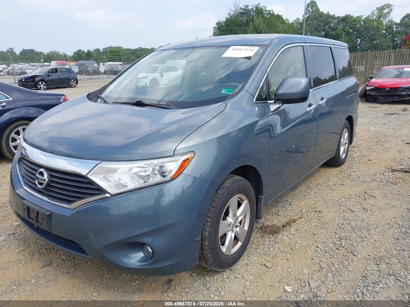 2013 Nissan Quest VIN JN8AE2KP7D9063128 IAAI salvage auction — NORMAL WEAR, Clear (Virginia), sold $1,300 on 2026-08-01 (photo 2)