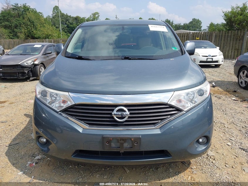 2013 Nissan Quest VIN JN8AE2KP7D9063128 IAAI salvage auction — NORMAL WEAR, Clear (Virginia), sold $1,300 on 2026-08-01 (photo 6)