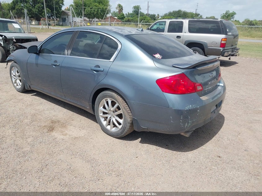 2008 Infiniti G35 VIN JNKBV61EX8M206632 IAAI salvage auction — FRONT END, Original (Texas), sold $25 on 2026-07-28 (photo 3)