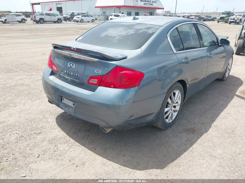 2008 Infiniti G35 VIN JNKBV61EX8M206632 IAAI salvage auction — FRONT END, Original (Texas), sold $25 on 2026-07-28 (photo 4)