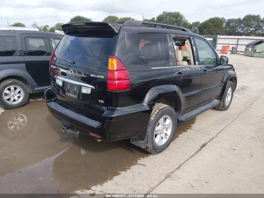 2004 Lexus Gx 470 VIN JTJBT20X640065687 IAAI salvage auction — NORMAL WEAR, Original (Texas), sold $1,150 on 2026-07-28 (photo 4)
