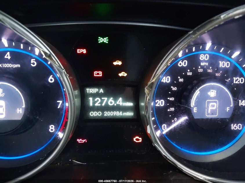 2011 Hyundai Sonata VIN 5NPEC4AC6BH296774 IAAI salvage auction — NORMAL WEAR, Clear - Dealer Only (California), sold $25 on 2026-07-28 (photo 7)