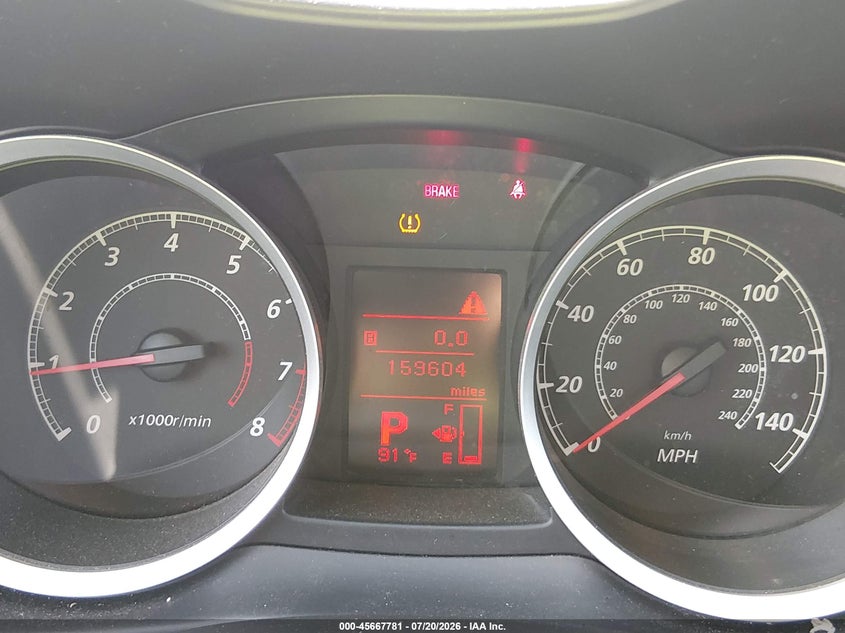 2012 Mitsubishi Lancer VIN JA32U2FU9CU024084 IAAI salvage auction — NORMAL WEAR, Original (Texas), sold $1,775 on 2026-08-03 (photo 7)
