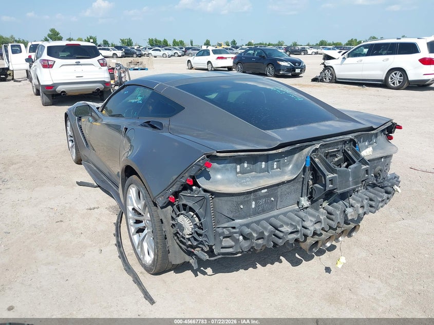 2016 Chevrolet Corvette VIN 1G1YU2D64G5606893 IAAI salvage auction — Front End, Original (Texas), sold $22,000 on 2026-09-25 (photo 3)