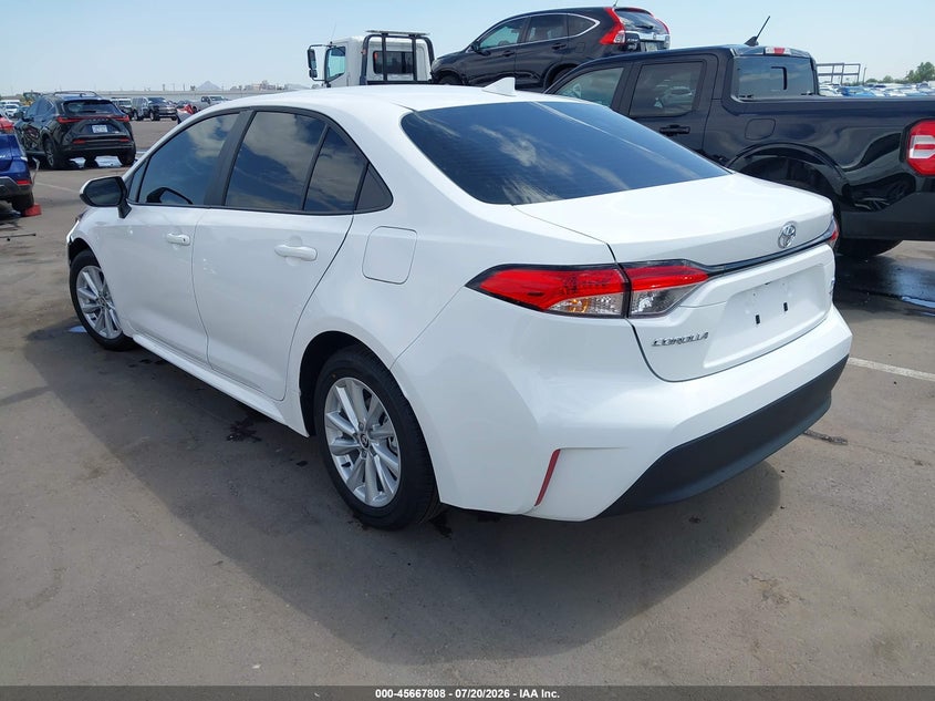 2026 Toyota Corolla VIN 5YFB4MDE2TP475301 IAAI salvage auction — RIGHT FRONT, Salvage (Arizona), sold $7,550 on 2026-08-25 (photo 3)