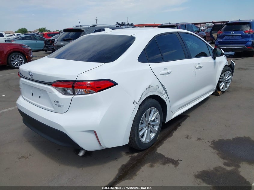 2026 Toyota Corolla VIN 5YFB4MDE2TP475301 IAAI salvage auction — RIGHT FRONT, Salvage (Arizona), sold $7,550 on 2026-08-25 (photo 4)