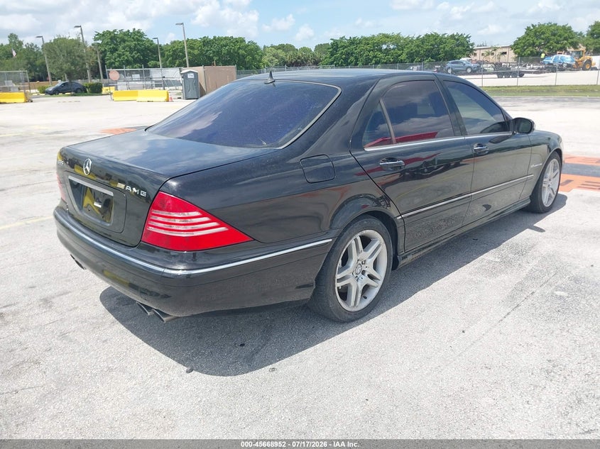 2005 Mercedes-benz S class VIN WDBNG74J55A448361 IAAI salvage auction — NORMAL WEAR, Clear (Florida), sold $1,800 on 2026-07-23 (photo 4)