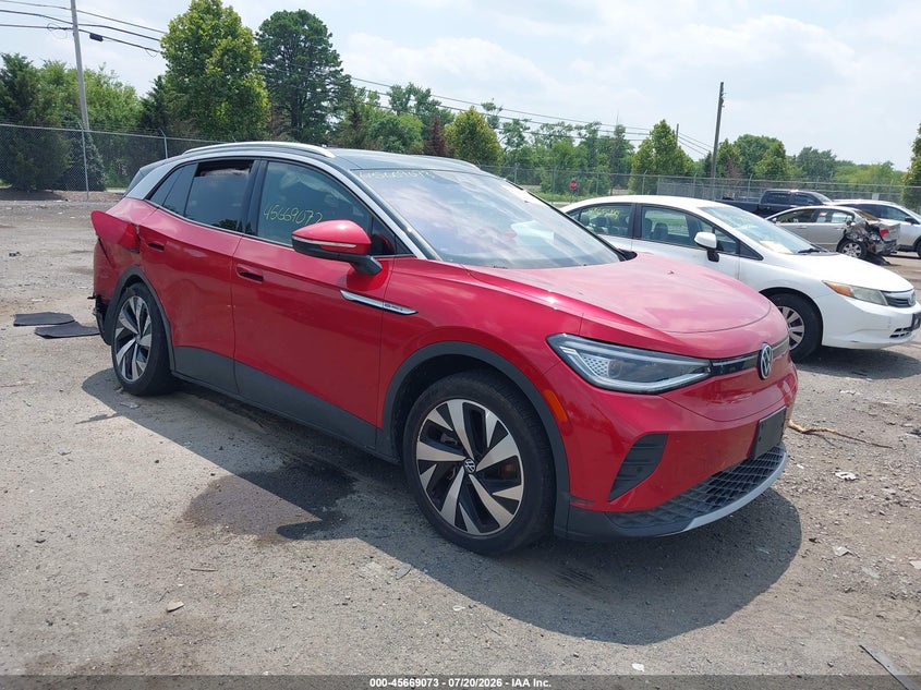 2021 Volkswagen Id.4 VIN WVGUNPE28MP058937 IAAI salvage auction — RIGHT REAR, Salvage (Virginia), sold $9,400 on 2026-08-16 (photo 1)