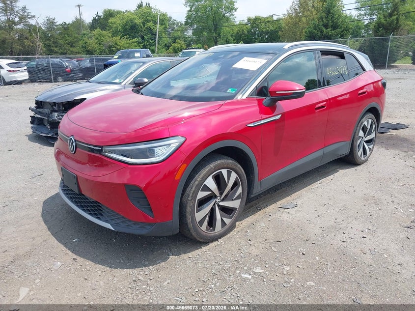 2021 Volkswagen Id.4 VIN WVGUNPE28MP058937 IAAI salvage auction — RIGHT REAR, Salvage (Virginia), sold $9,400 on 2026-08-16 (photo 2)