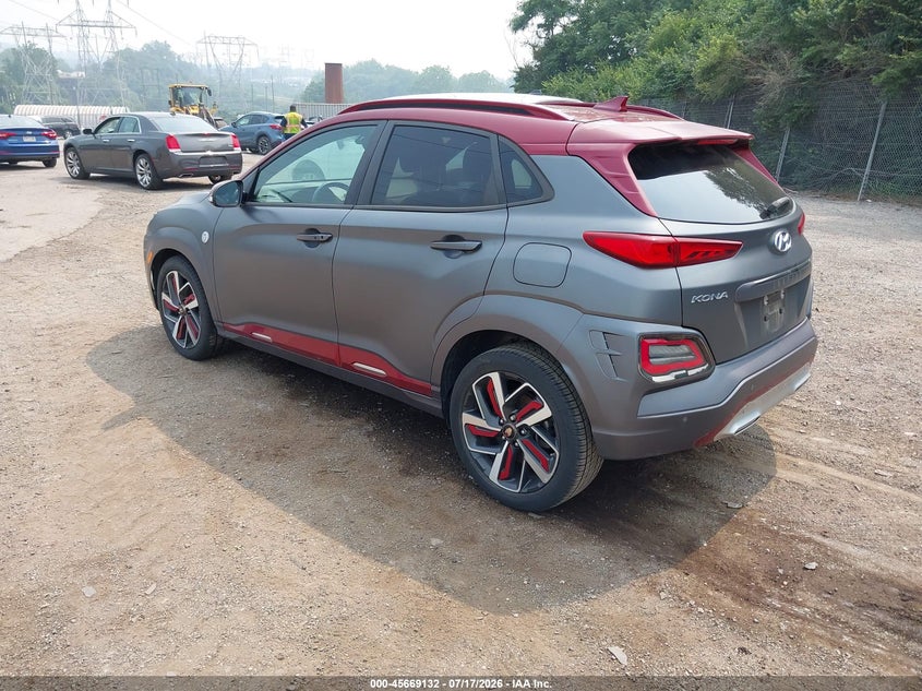 2019 Hyundai Kona VIN KM8K5CA51KU316116 IAAI salvage auction — NORMAL WEAR, Salvage Title, sold $2,500 on 2026-07-24 (photo 3)