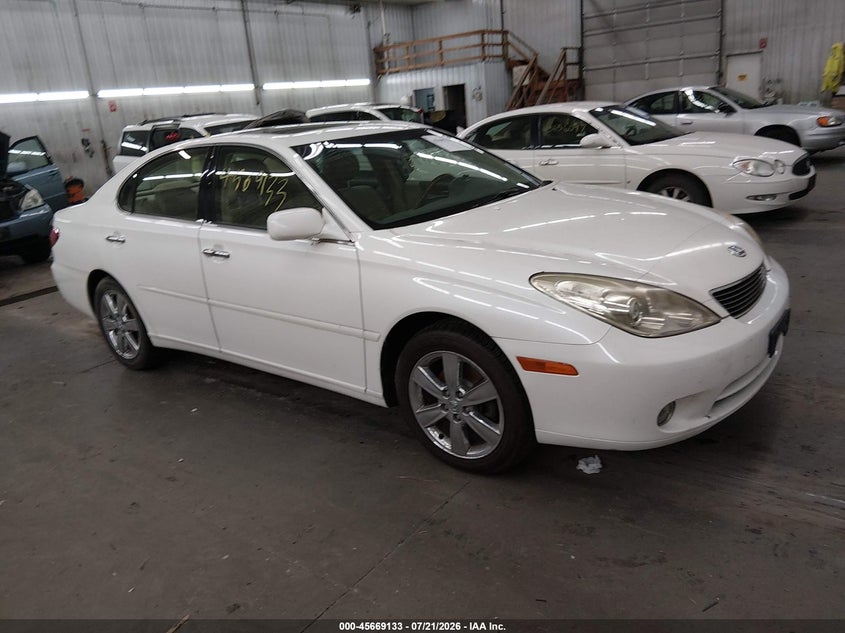 2005 Lexus Es 330 VIN JTHBA30G955090942 IAAI salvage auction — HAIL, Clear (Minnesota), sold $325 on 2026-07-28 (photo 1)