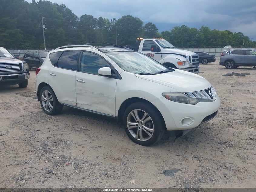 2010 Nissan Murano VIN JN8AZ1MU4AW013642 IAAI salvage auction — UNKNOWN, Salvage (Georgia), sold $775 on 2026-07-23 (photo 1)