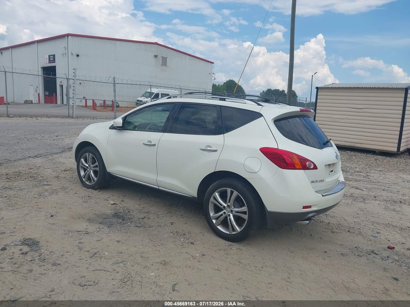 2010 Nissan Murano VIN JN8AZ1MU4AW013642 IAAI salvage auction — UNKNOWN, Salvage (Georgia), sold $775 on 2026-07-23 (photo 3)