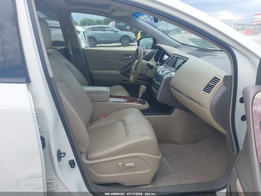 2010 Nissan Murano VIN JN8AZ1MU4AW013642 IAAI salvage auction — UNKNOWN, Salvage (Georgia), sold $775 on 2026-07-23 (photo 5)