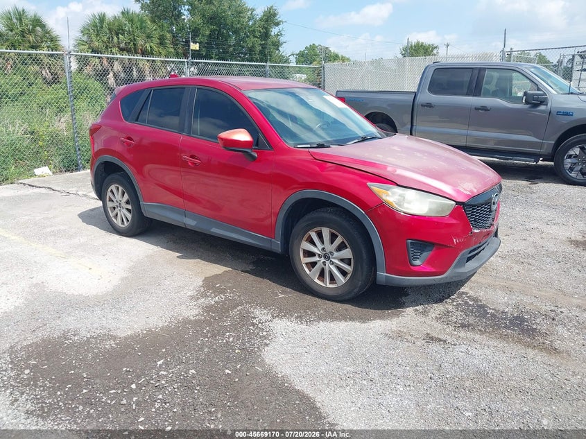 2014 Mazda Cx-5 VIN JM3KE2BE2E0348105 IAAI salvage auction — FRONT END, Rebuildable (Florida), sold $1,700 on 2026-08-02 (photo 1)