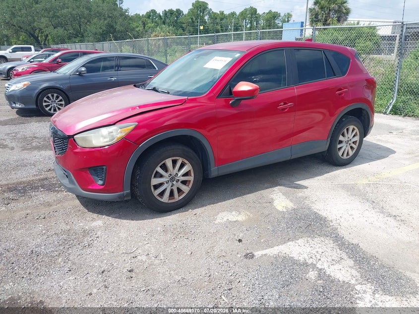 2014 Mazda Cx-5 VIN JM3KE2BE2E0348105 IAAI salvage auction — FRONT END, Rebuildable (Florida), sold $1,700 on 2026-08-02 (photo 2)