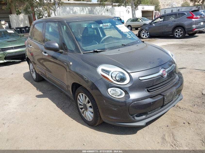 2014 Fiat 500l VIN ZFBCFABH3EZ003064 IAAI salvage auction — NORMAL WEAR, Clear - Dealer Only (California), sold $925 on 2026-08-01 (photo 1)