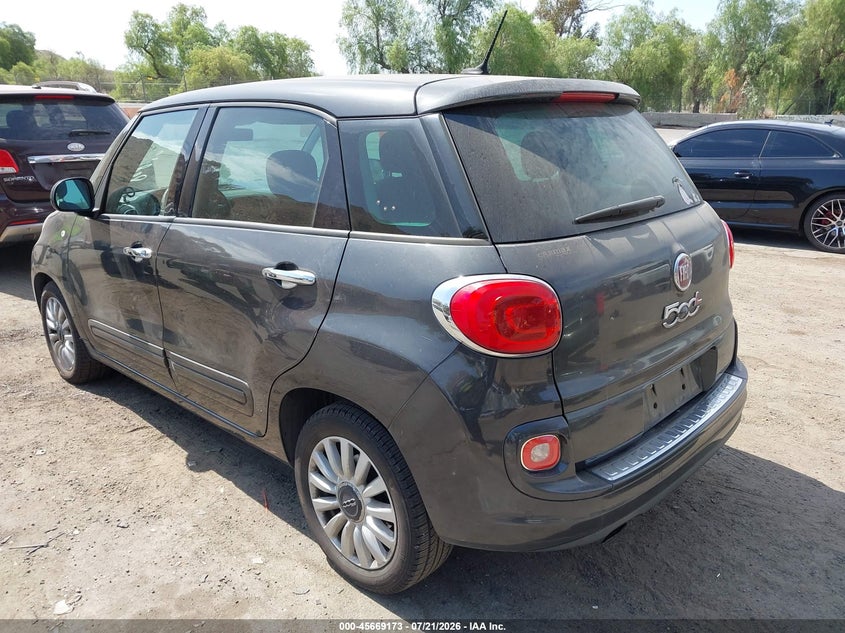 2014 Fiat 500l VIN ZFBCFABH3EZ003064 IAAI salvage auction — NORMAL WEAR, Clear - Dealer Only (California), sold $925 on 2026-08-01 (photo 3)