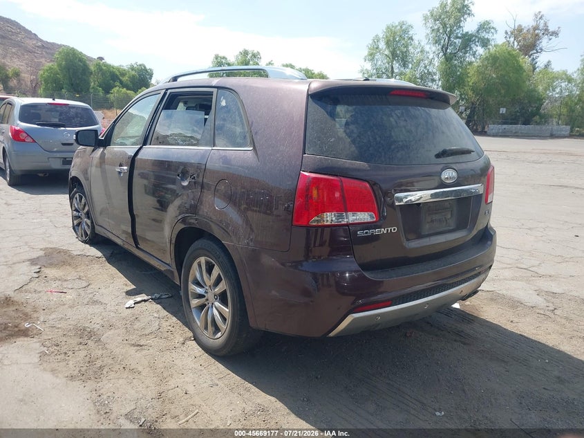 2011 Kia Sorento VIN 5XYKW4A23BG163026 IAAI salvage auction — NORMAL WEAR, App For Dup Clear (California), sold $25 on 2026-07-28 (photo 3)
