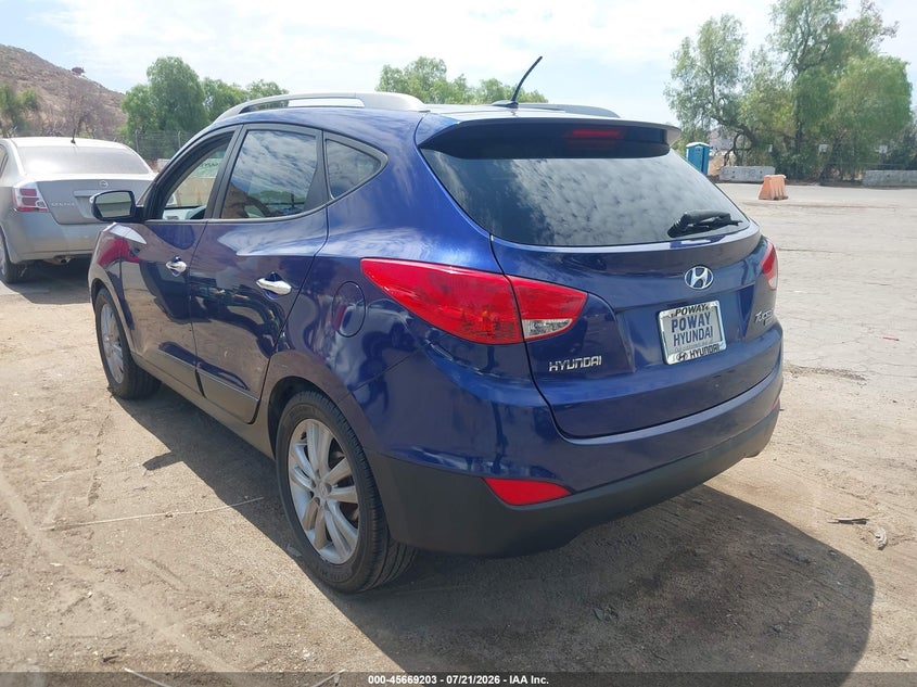 2010 Hyundai Tucson VIN KM8JU3AC1AU012117 IAAI salvage auction — NORMAL WEAR, Clear - Dealer Only (California), sold $525 on 2026-07-28 (photo 3)