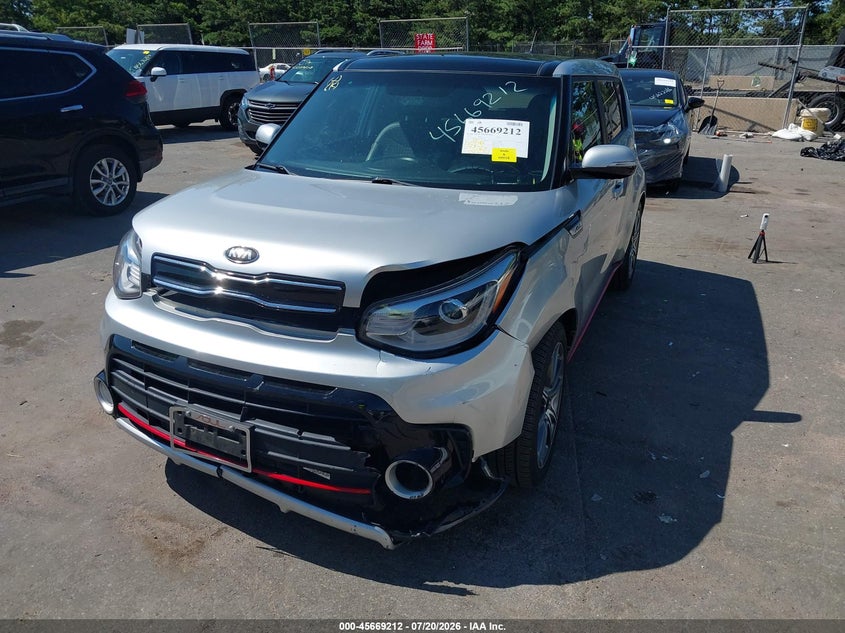 2019 Kia Soul VIN KNDJX3AA7K7629693 IAAI salvage auction — FRONT END, Salvage Title, sold $1,500 on 2026-08-01 (photo 6)