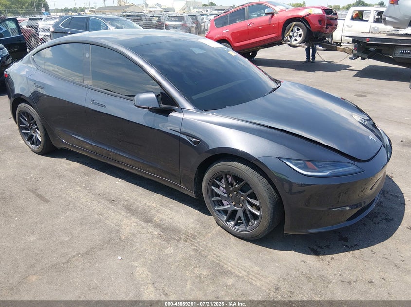 2024 Tesla Model 3 VIN 5YJ3E1EA0RF772101 — IAAI salvage auction photo