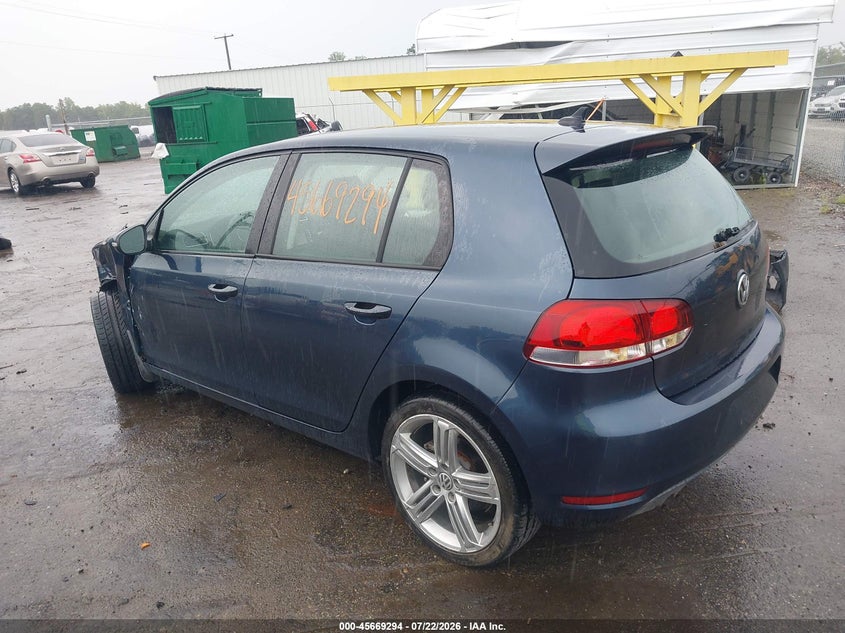 2014 Volkswagen Golf VIN WVWDB7AJ9EW008551 IAAI salvage auction — FRONT END, Clear (Virginia), sold $800 on 2026-08-14 (photo 3)
