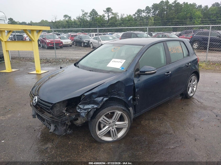 2014 Volkswagen Golf VIN WVWDB7AJ9EW008551 IAAI salvage auction — FRONT END, Clear (Virginia), sold $800 on 2026-08-14 (photo 6)