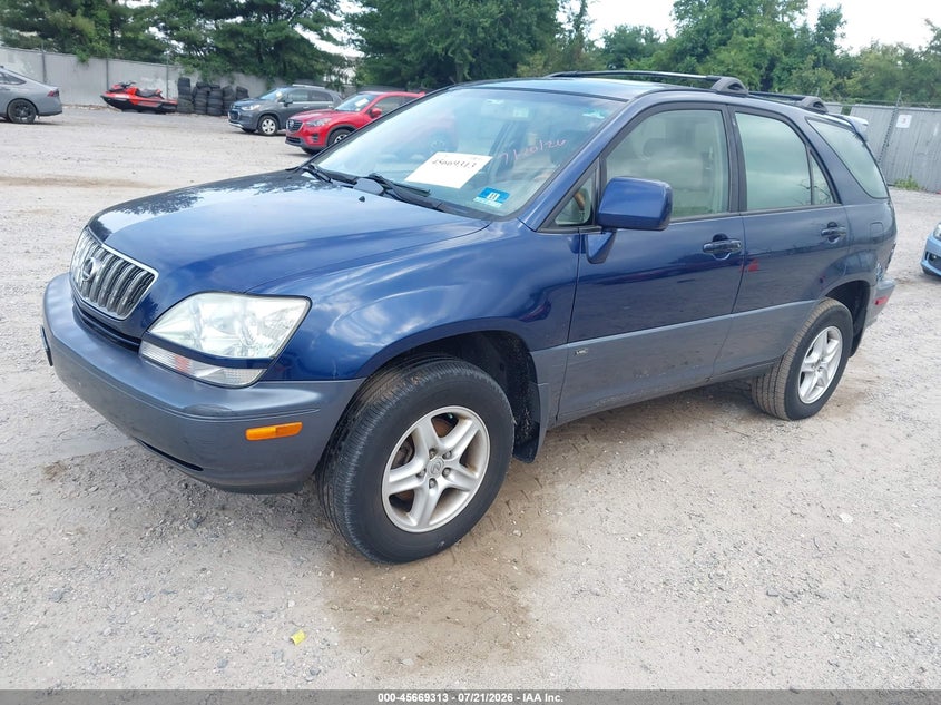 2001 Lexus Rx 300 VIN JTJHF10U310213582 IAAI salvage auction — NORMAL WEAR, Clear (New Jersey), sold $25 on 2026-07-28 (photo 2)