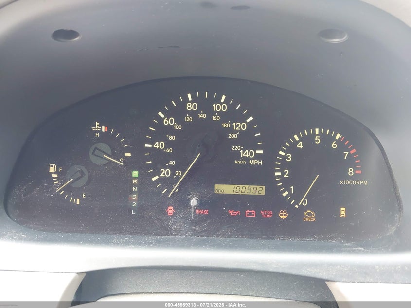 2001 Lexus Rx 300 VIN JTJHF10U310213582 IAAI salvage auction — NORMAL WEAR, Clear (New Jersey), sold $25 on 2026-07-28 (photo 7)