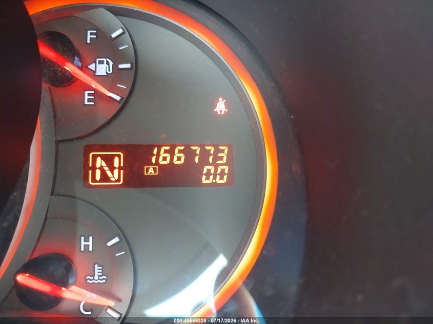 2009 Nissan Murano VIN JN8AZ18WX9W211813 IAAI salvage auction — NORMAL WEAR, Clear (Virginia), sold $25 on 2026-07-28 (photo 7)