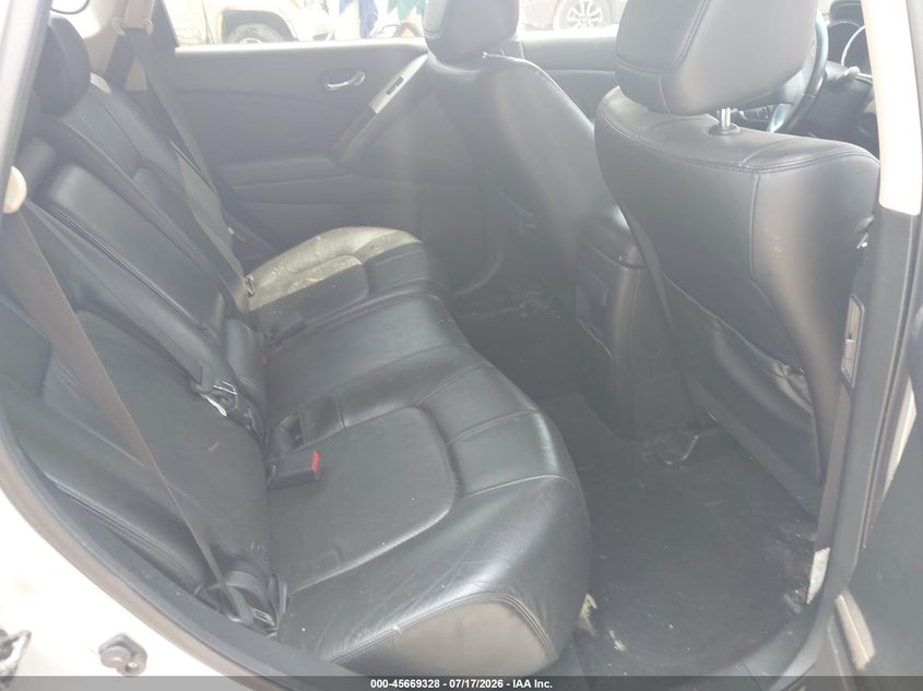 2009 Nissan Murano VIN JN8AZ18WX9W211813 IAAI salvage auction — NORMAL WEAR, Clear (Virginia), sold $25 on 2026-07-28 (photo 8)