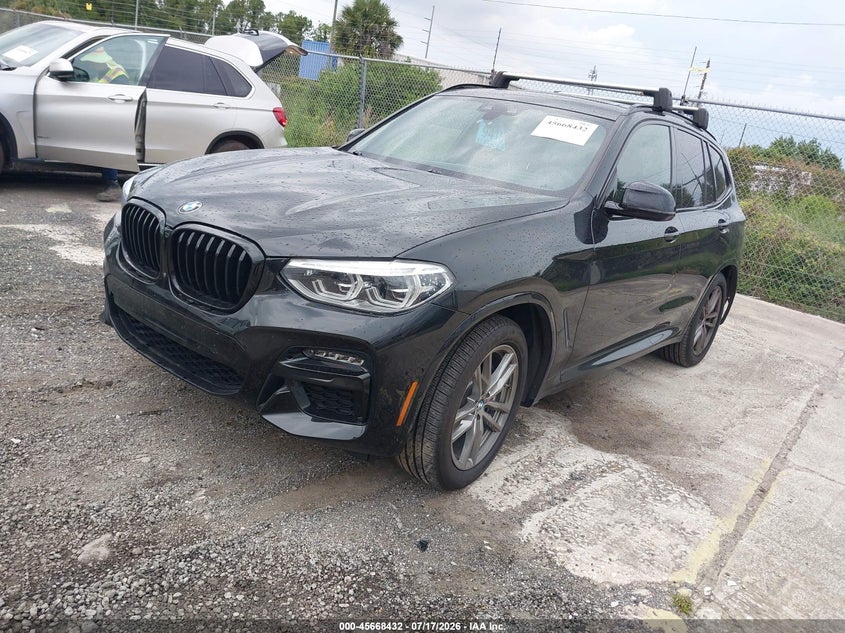 2021 BMW X3 VIN 5UXTY9C02M9E91079 IAAI salvage auction — REAR END, Rebuildable (Florida), sold $16,800 on 2026-08-01 (photo 2)