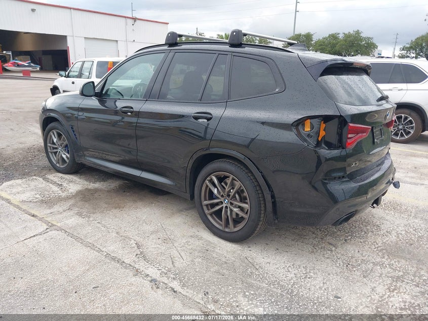 2021 BMW X3 VIN 5UXTY9C02M9E91079 IAAI salvage auction — REAR END, Rebuildable (Florida), sold $16,800 on 2026-08-01 (photo 3)