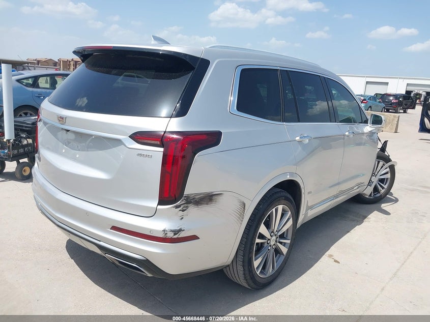 2020 Cadillac Xt6 VIN 1GYKPCRS2LZ215593 IAAI salvage auction — FRONT & REAR, Salvage Title, sold $7,250 on 2026-08-19 (photo 4)