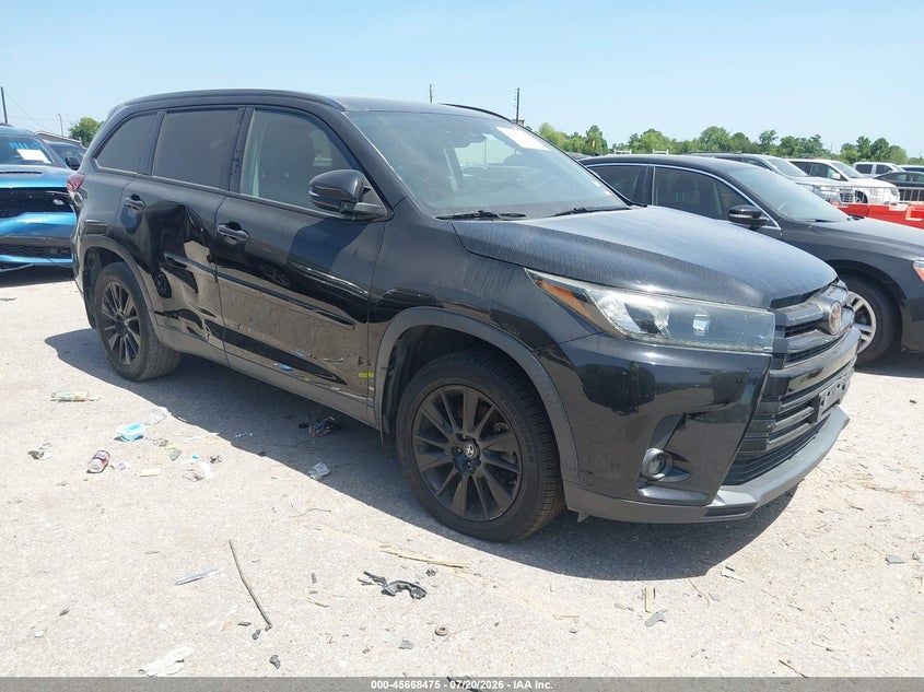 2019 Toyota Highlander VIN 5TDKZRFH4KS333172 IAAI salvage auction — NORMAL WEAR, Original (Texas), sold $1,050 on 2026-07-29 (photo 1)