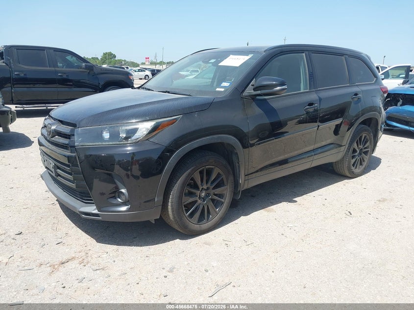 2019 Toyota Highlander VIN 5TDKZRFH4KS333172 IAAI salvage auction — NORMAL WEAR, Original (Texas), sold $1,050 on 2026-07-29 (photo 2)