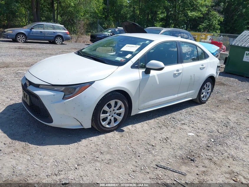 2022 Toyota Corolla VIN JTDEPMAE9N3016366 IAAI salvage auction — REAR END, Salvage Title, sold $5,600 on 2026-07-28 (photo 2)