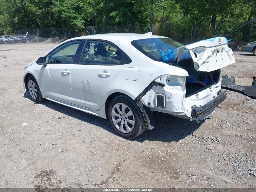 2022 Toyota Corolla VIN JTDEPMAE9N3016366 IAAI salvage auction — REAR END, Salvage Title, sold $5,600 on 2026-07-28 (photo 3)