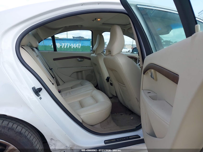 2011 Volvo S80 VIN YV1940AS7B1145183 IAAI salvage auction — RIGHT SIDE, Salvage (Georgia), sold $925 on 2026-08-12 (photo 8)